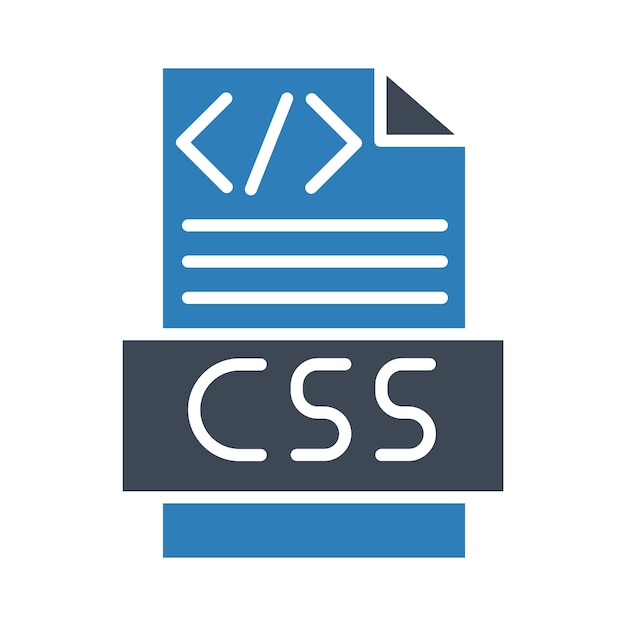 Vector css 코드 터 일러스트레이션 스타일