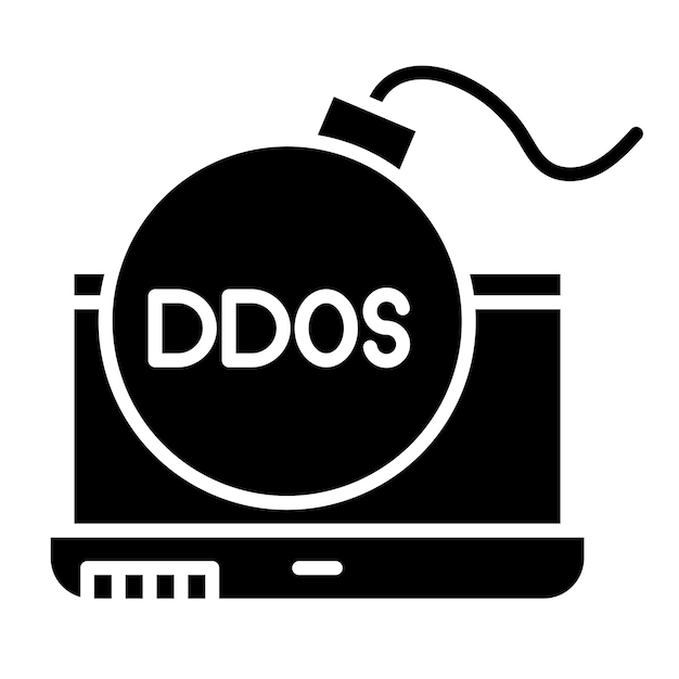 Vector ddos-vectorillustratie