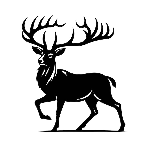 Vector 鹿のベクトル図