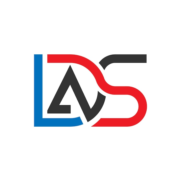 Vector dlas logo ontwerp vector sjabloon
