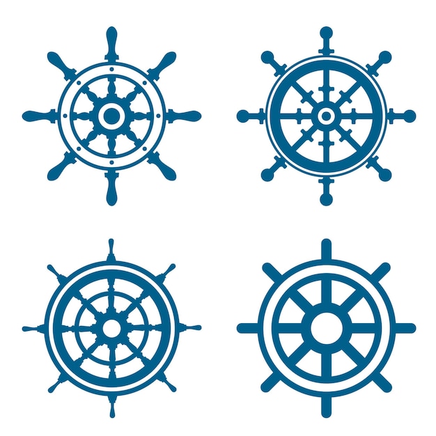 Vector een set mariene themapictogrammen