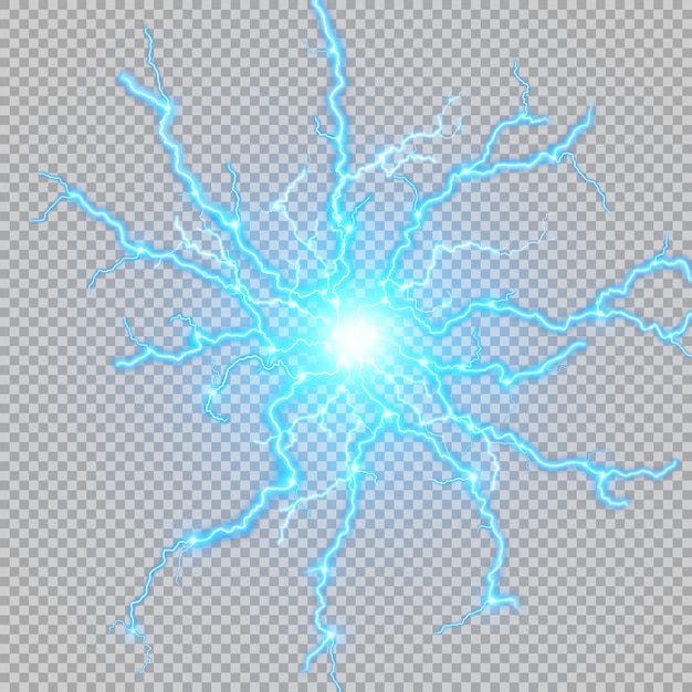 Вектор электрический разряд. lightning.