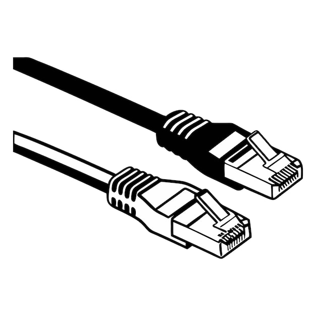 Vector ethernet-netwerkkabel
