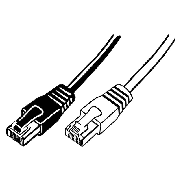 Vector ethernet-netwerkkabel