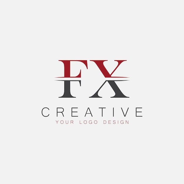 Vector フォーム: fx フォーマット フォーム フォーム クリエイティブ ロゴ