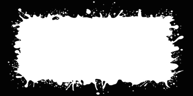 Vector grunge frame ruwe achtergrond