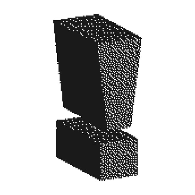 Vector halftone bitmap vectorkunst vorm