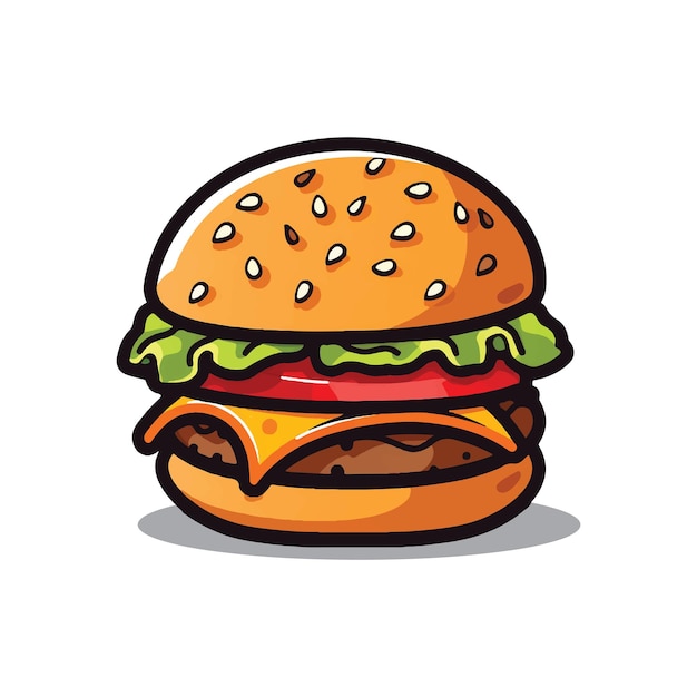 Vector hamburger pictogram logo vector