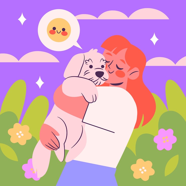 Hand drawn positive vibes illustration