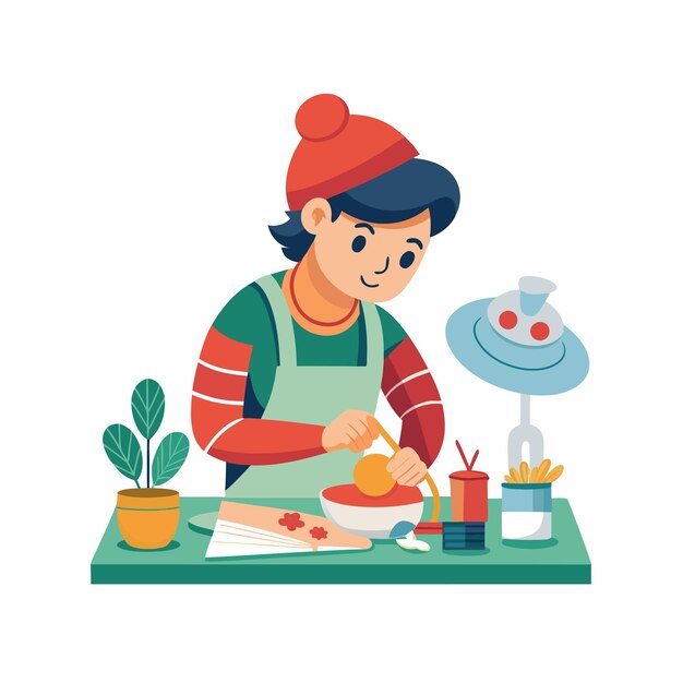 Vector 人类日常活动概念矢量图