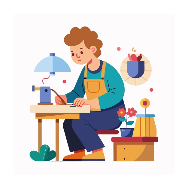 Vector 人类日常活动概念矢量图