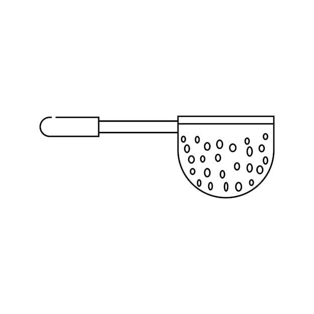 Vector icon van de colander