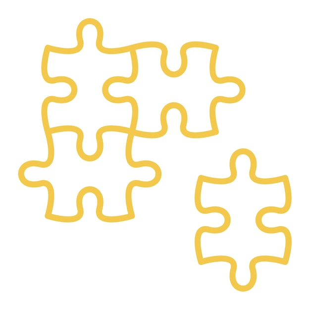 Vector icon van de puzzel