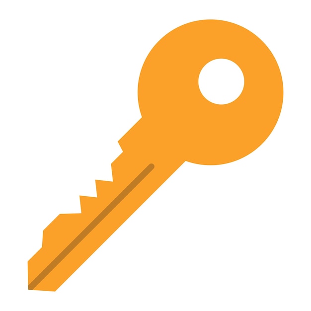 Vector icon van de sleutel