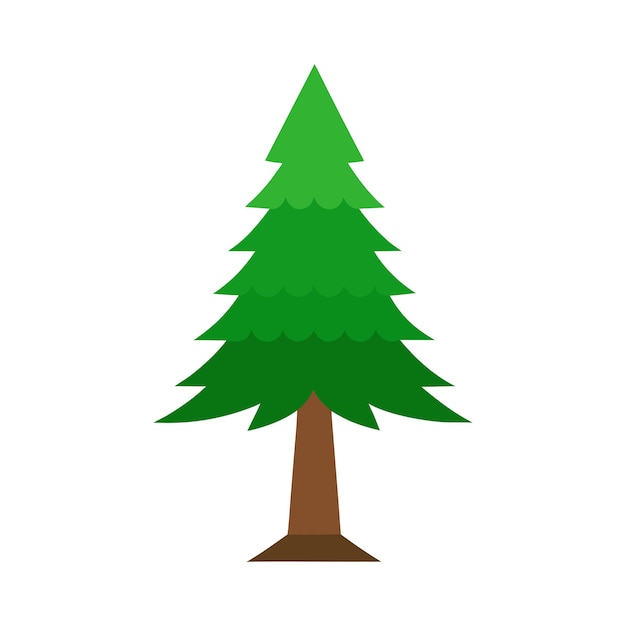 Vector illustratie van bosboom vectoricoon