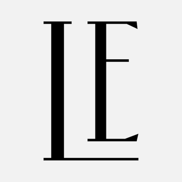 Vector le logoontwerp symbool monogram