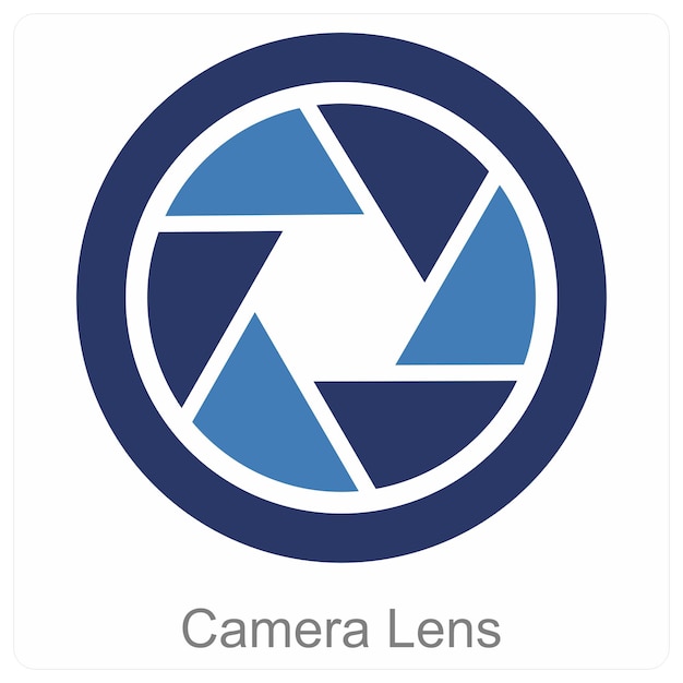 Vector lens van de camera