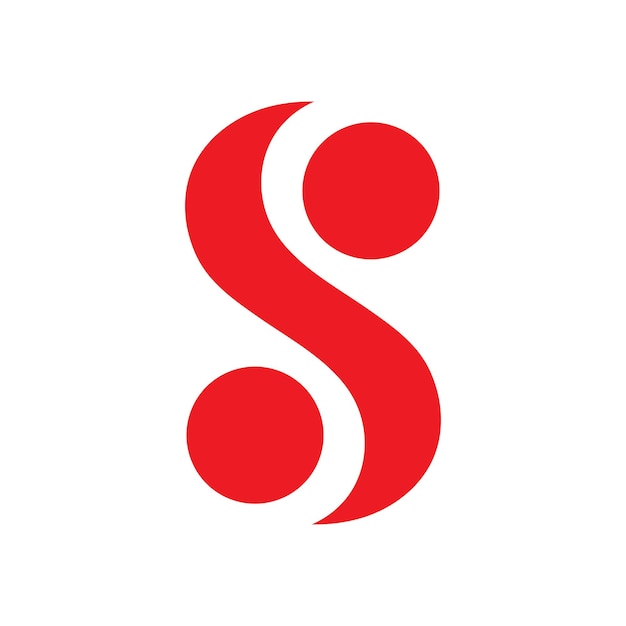 Vector s字母標誌圖標設計模板元素