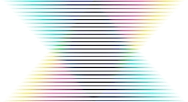 Vector ラインテクノロジーの背景 ストライプ波パターンの設計