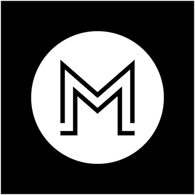 Vector m 后者标志设计图标