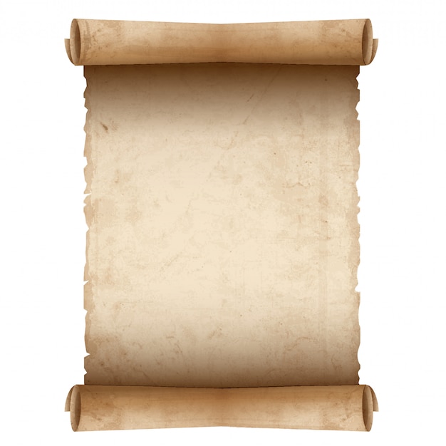 Vector oud scrollpapier