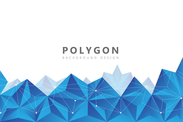 Vector polygon abstract polygonale geometrische driehoek vector illustratie