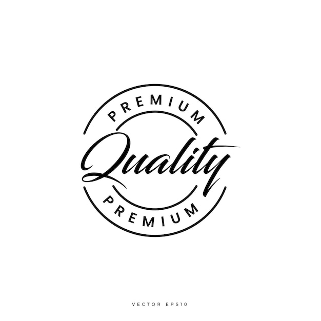 Vector premium kwaliteit badge vector