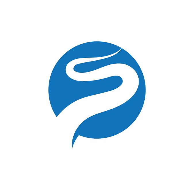Vector 河象徵向量插圖設計
