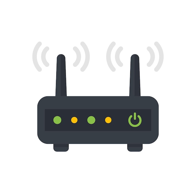 Vector router modem vectorillustratie
