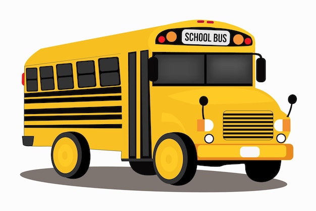 Vector schoolbus vector terug naar school vector illustratie