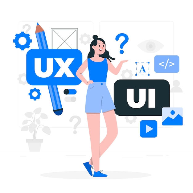 Vector ui ux 차이점 개념 그림