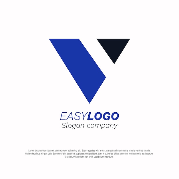 Vector v moderne logo