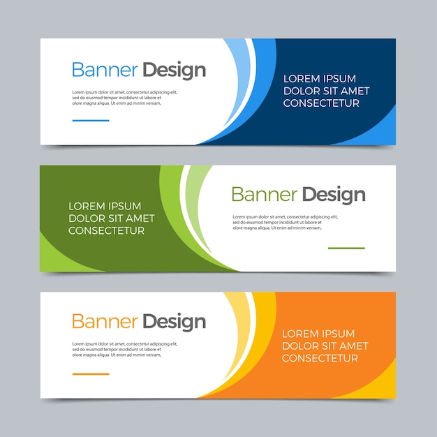 Vector vector abstracte banner moderne websjabloon