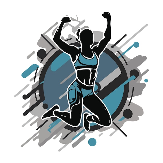 Vector vector van het logo van gym