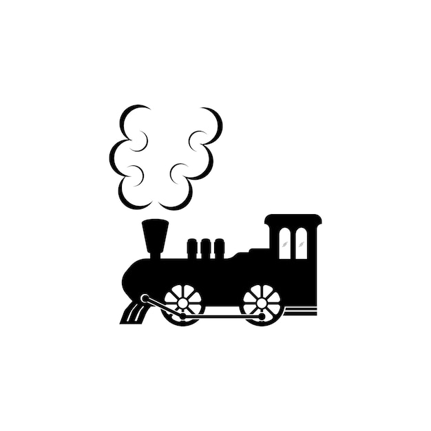 Vector vector van het treinpictogram