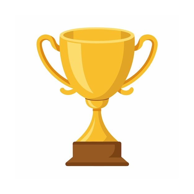 Vector vectorillustratie van de trofee