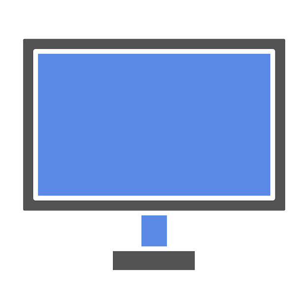 Vector vectorontwerp lcd icon style