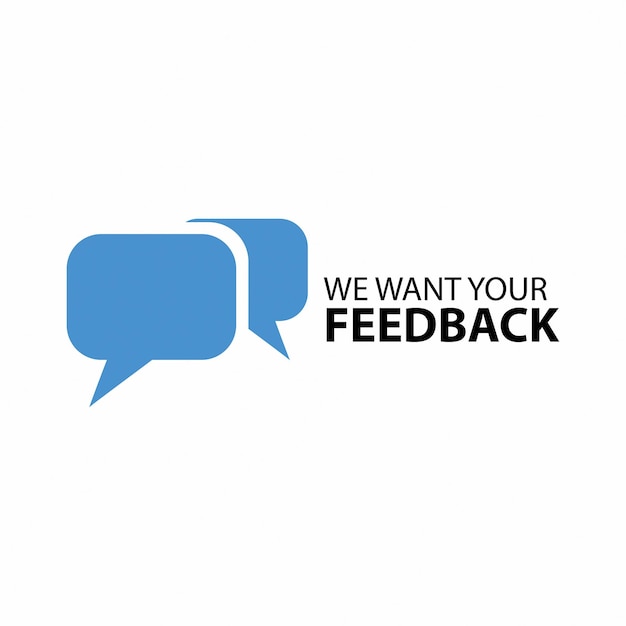 Vector we willen uw feedback gebruikerservaring vector feedback