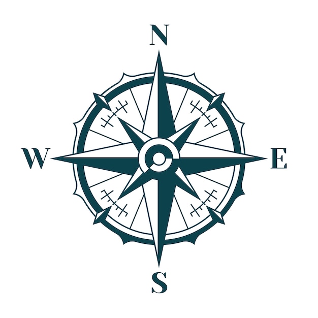 Vector windroos kompas