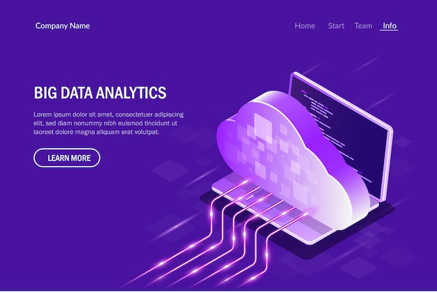 Vektor big data analytics. cloud computing. data-streaming.