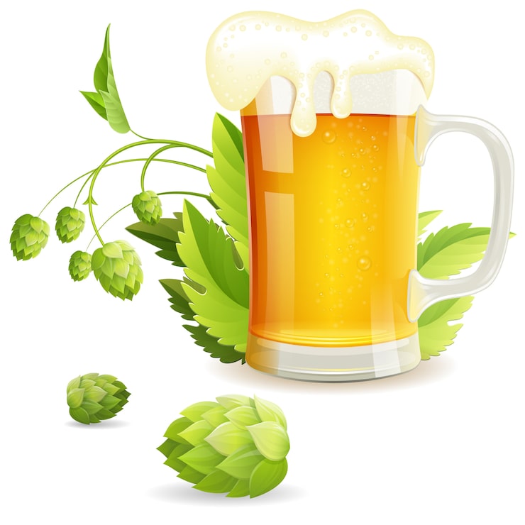 Vektör bira bardağı