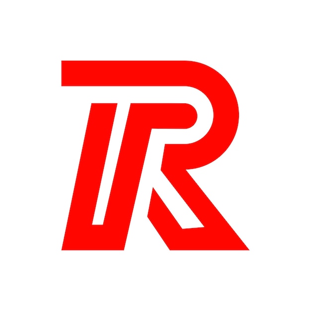 Vektor bogstav r logo