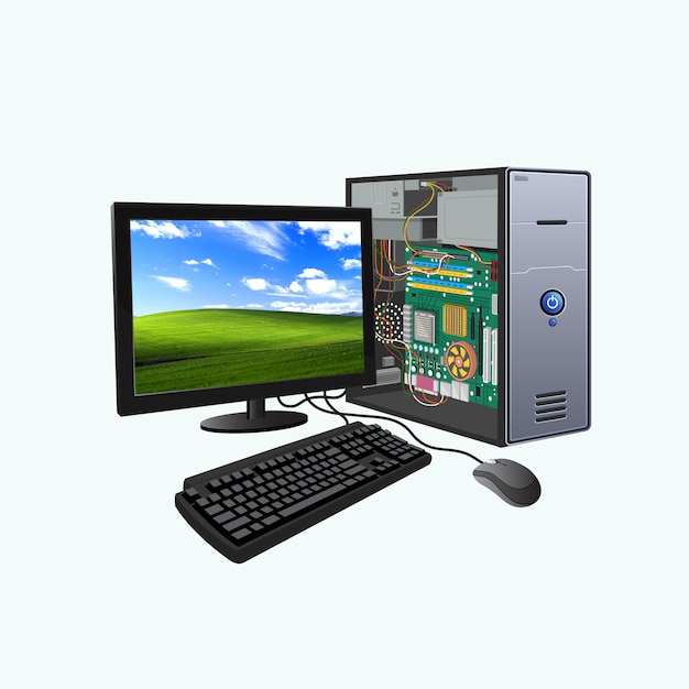 Vektor computerkomponent-vektor