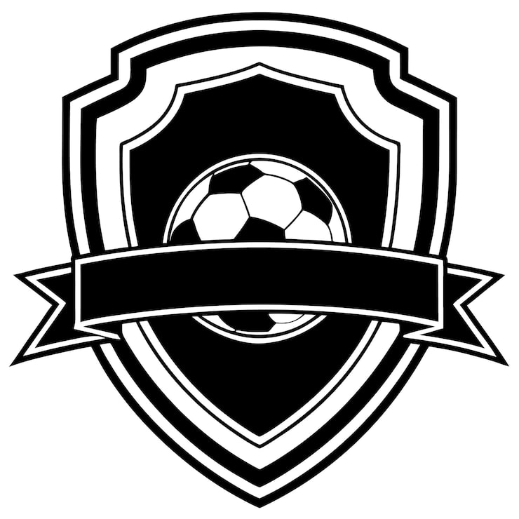 Vektor fodbold logo emblem