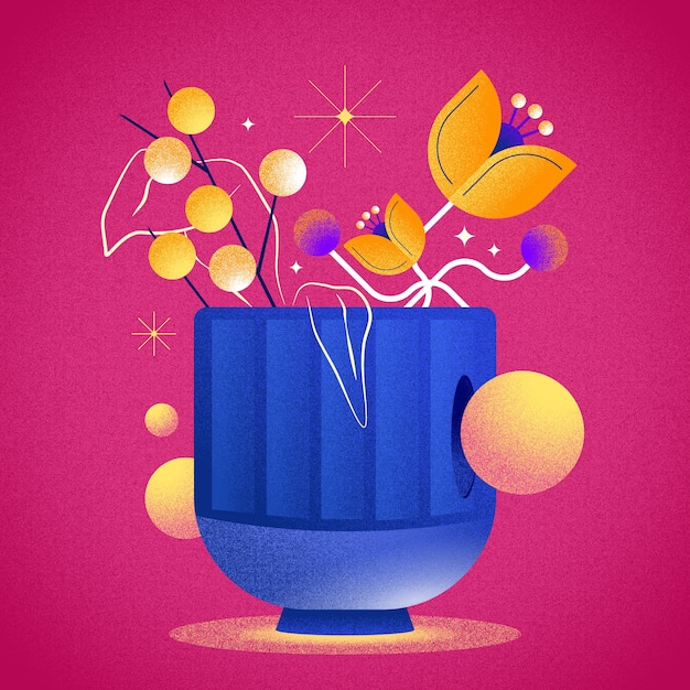 Vektor gradient korn tekstur illustration