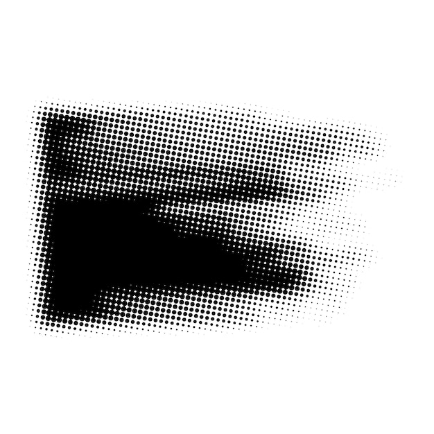 Vektor halftone dots mønsterillustration