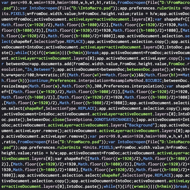 Vektor javascript programkode programmerings script baggrund
