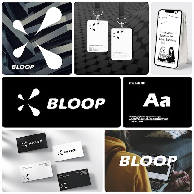 Vektor logotyp bloop