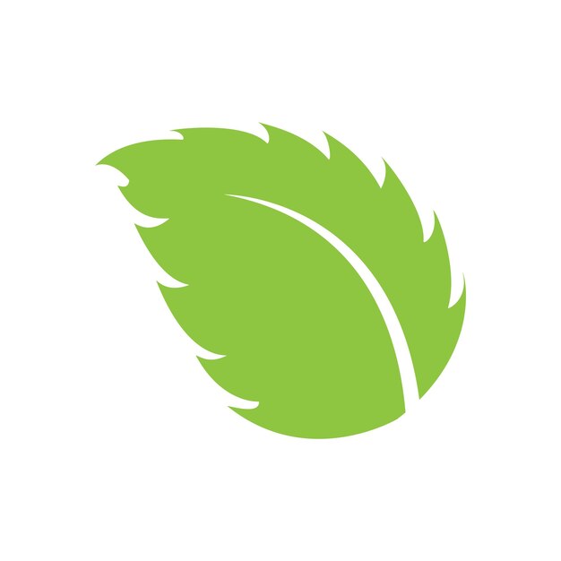 Vektor löv natur logotyp