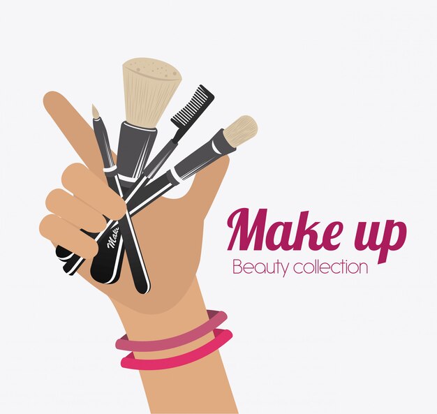 Vektor makeupdesign.